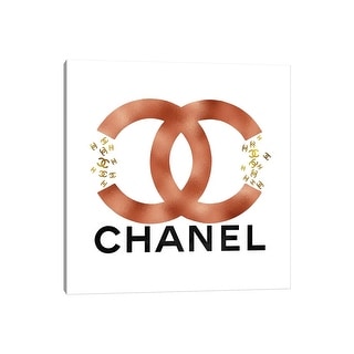 iCanvas "CC Rose Gold Sprinkles" by Pomaikai Barron Canvas Print - Bed